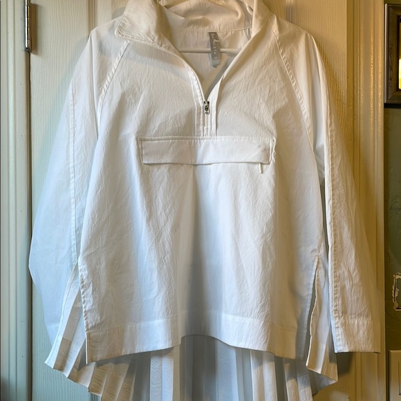 Athleta Tops - Athleta white Half-Zip Pullover